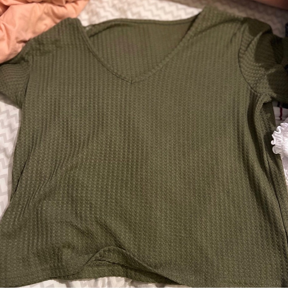 Knit crop top